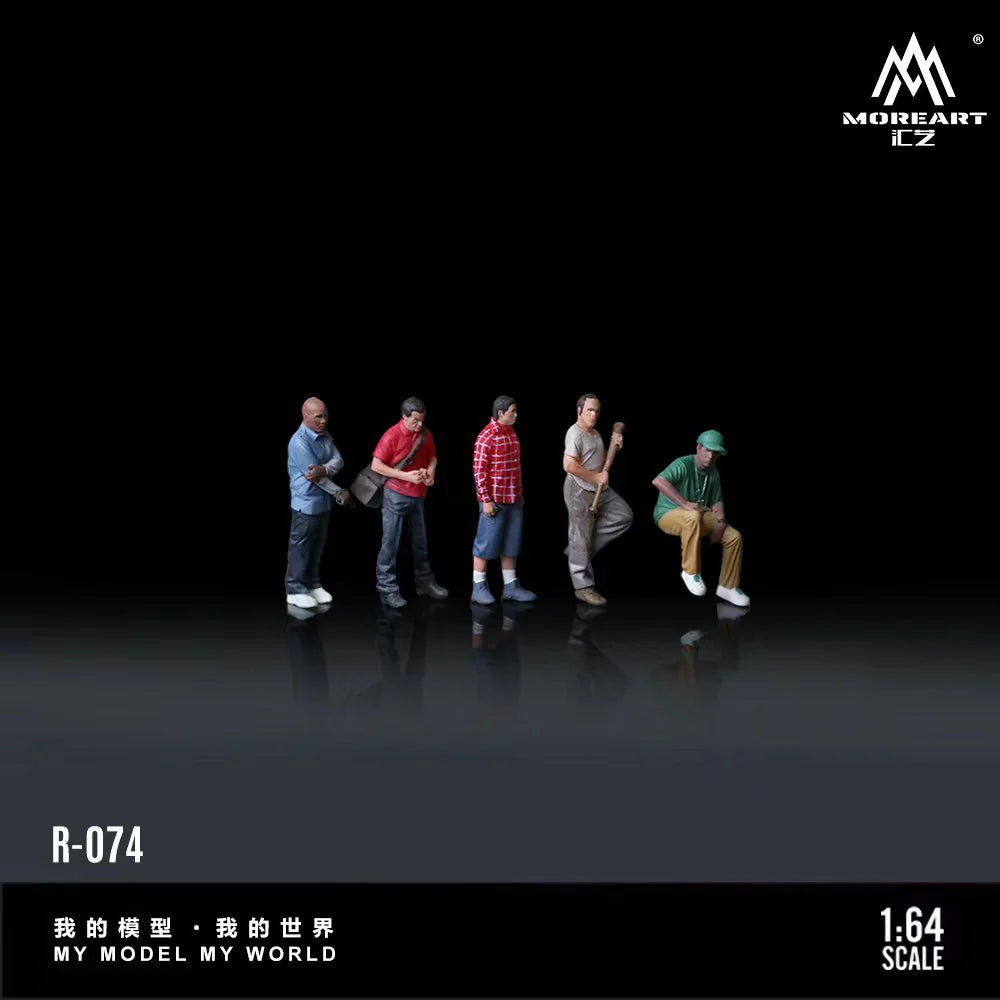 MoreArt 1:64 Diorama ensemble de figurines Grand Theft Auto – MO223074