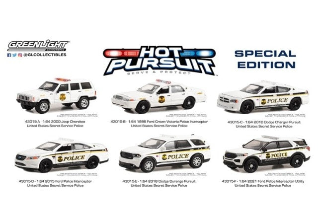 Ensemble 1/64 Set Hot Pursuit Special Edition US Secret Service
