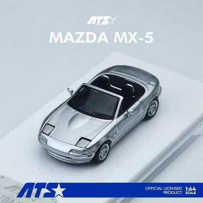ATS MODELS 1/64- Mazda MX-5 - Silver ATS880103
