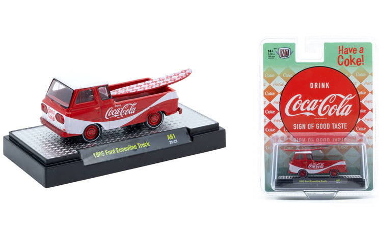 CHASE CAR 1965 Ford Econoline Truck – M2 Machines Coca-Cola 1:64 – 52500-A61B-CHASE