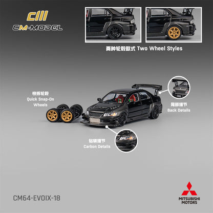 (PRE-ORDER 2025) Mitsubishi Lancer Evo IX (Carbon)