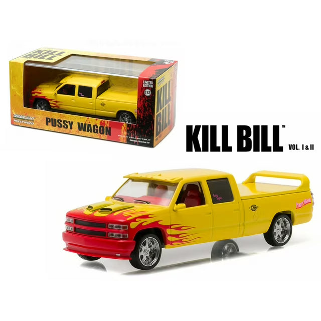Kill Bill 1997 Custom Crew Cab “Pussy Wagon” Pickup Truck – Greenlight Hollywood (GL86481)
