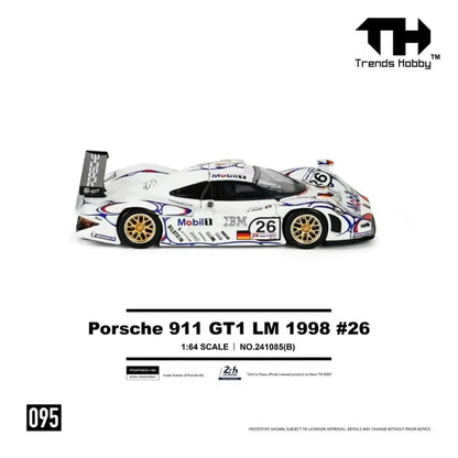 Trends Hobby 1/64-Porsche 911 GT1 LM 1998 