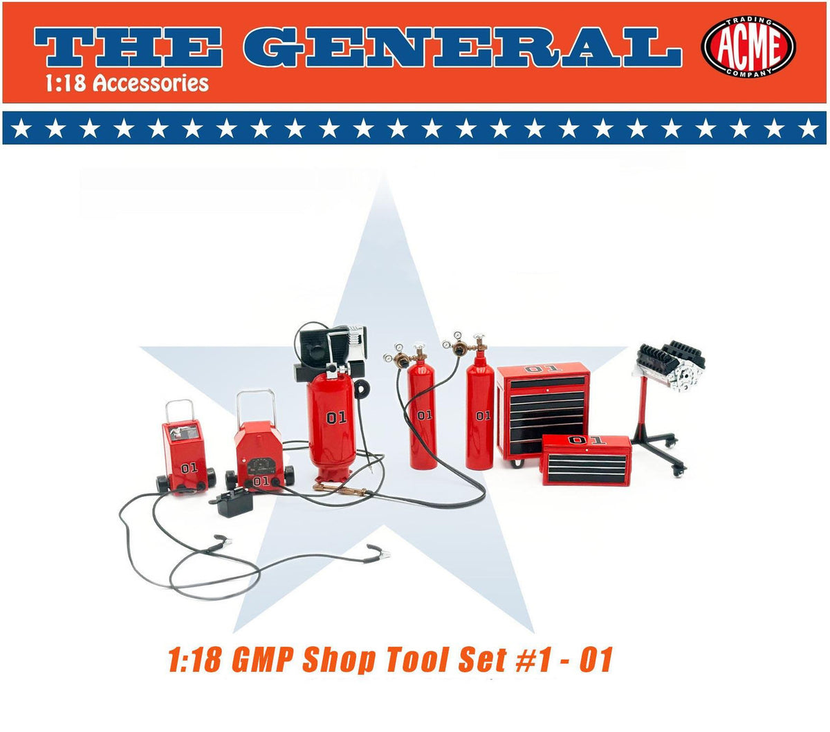 (PRE-ORDER 2027) ACME GMP The Dukes of Hazzard Shop Tool Set 