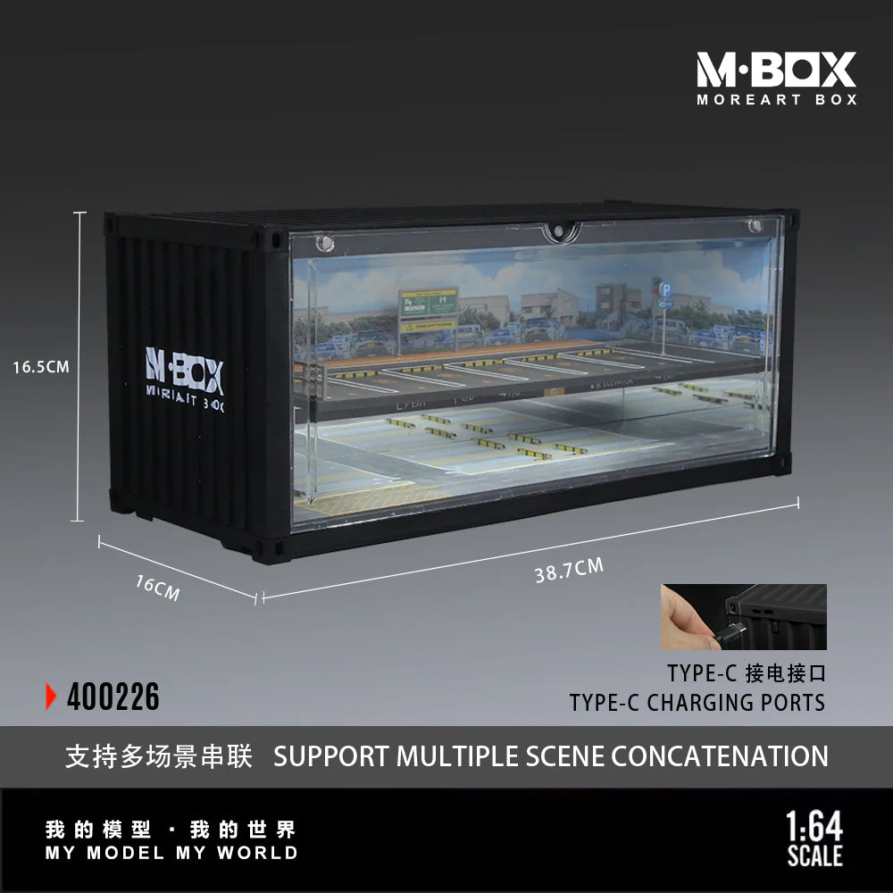 MBOX Scène de Garage Souterrain avec Conteneur Version B 1:64 MB400226