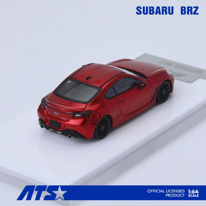 Subaru BRZ rouge métallisé ATS Model 1:64 ATS880403