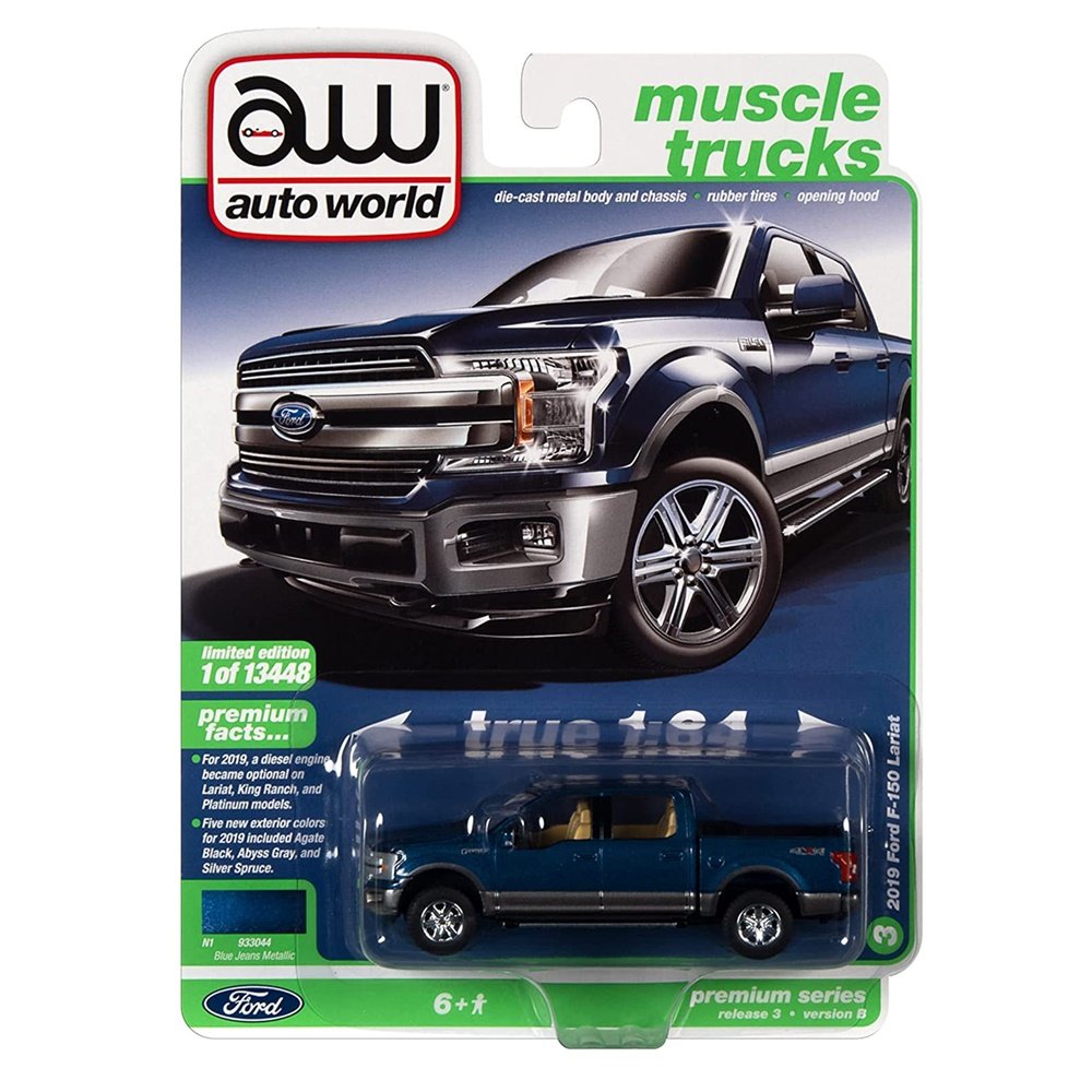 2019 Ford F-150 Lariat (Blue Jeans Metallic)