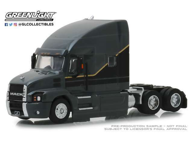 2019 GREENLIGHT SD TRUCK MACK ANTHEM HIGHWAY LONG HAUL METAL 1/64