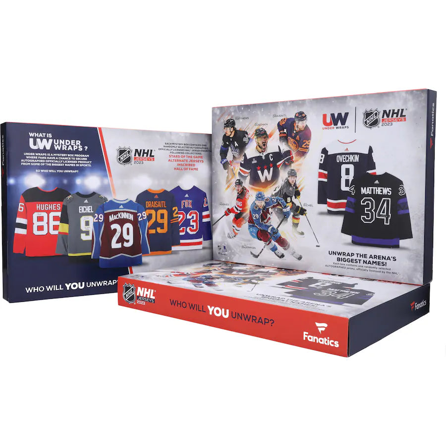 Fanatics Authentic 2023 Under Wraps Single Autographed NHL Jersey Box