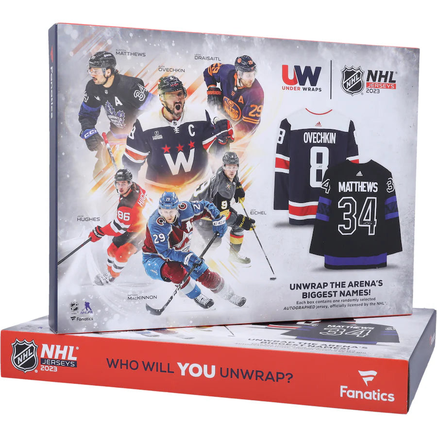 Fanatics Authentic 2023 Under Wraps Single Autographed NHL Jersey Box