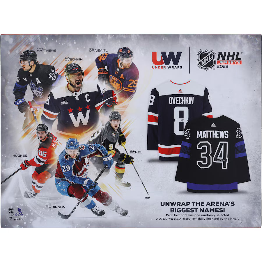 Fanatics Authentic 2023 Under Wraps Single Autographed NHL Jersey Box