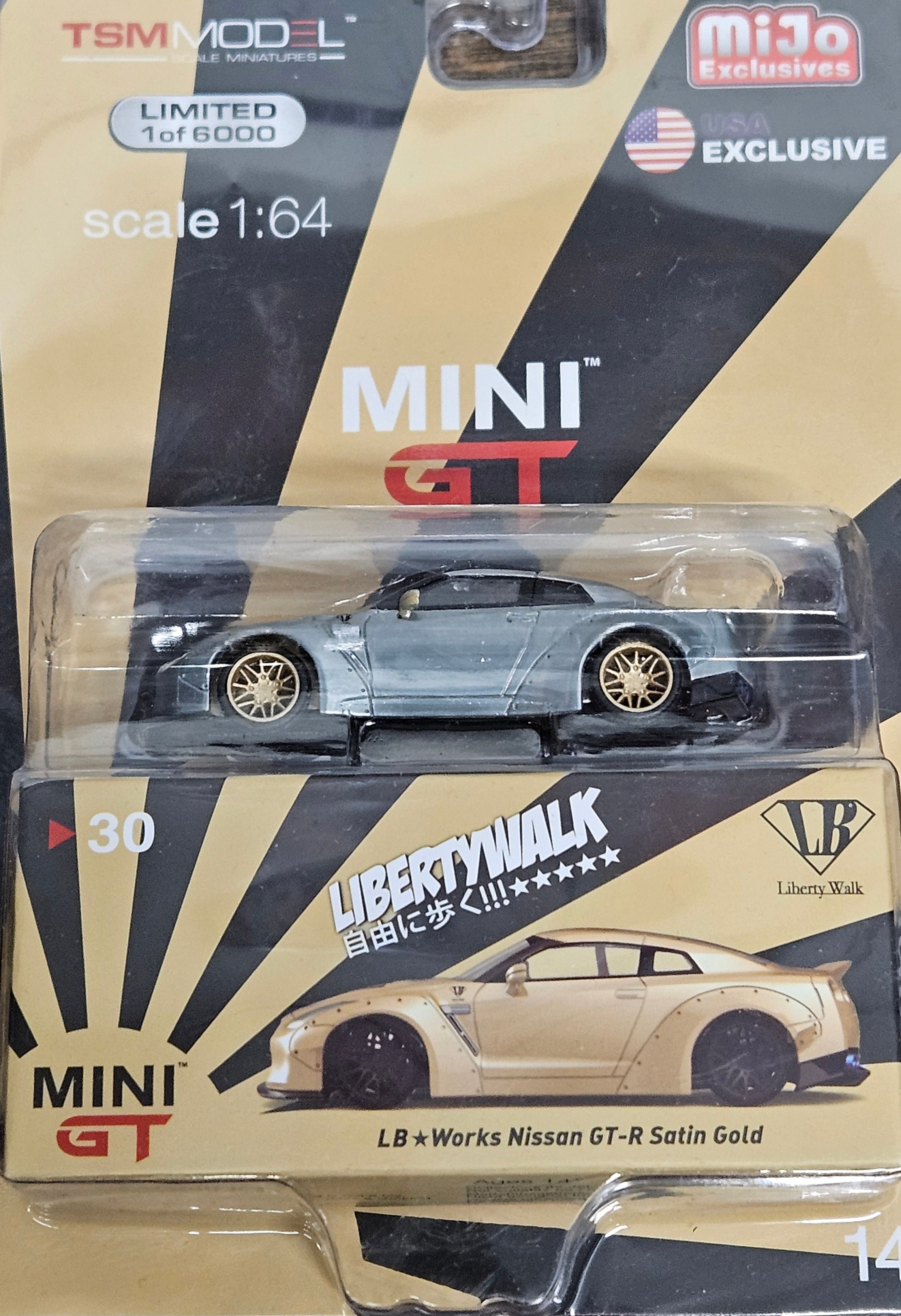 CHASE CAR-Nissan GT-R R35 LB Works-Satin Gold