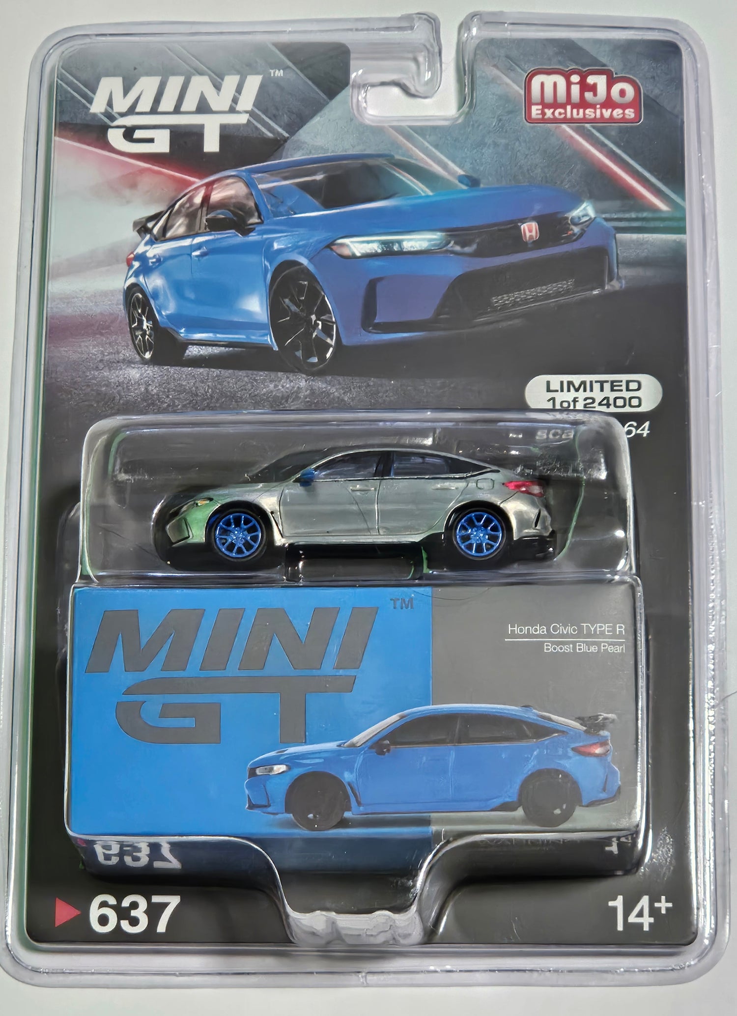 Chase Car-HONDA CIVIC TYPE R BOOST BLUE PEARL 2023 LHD