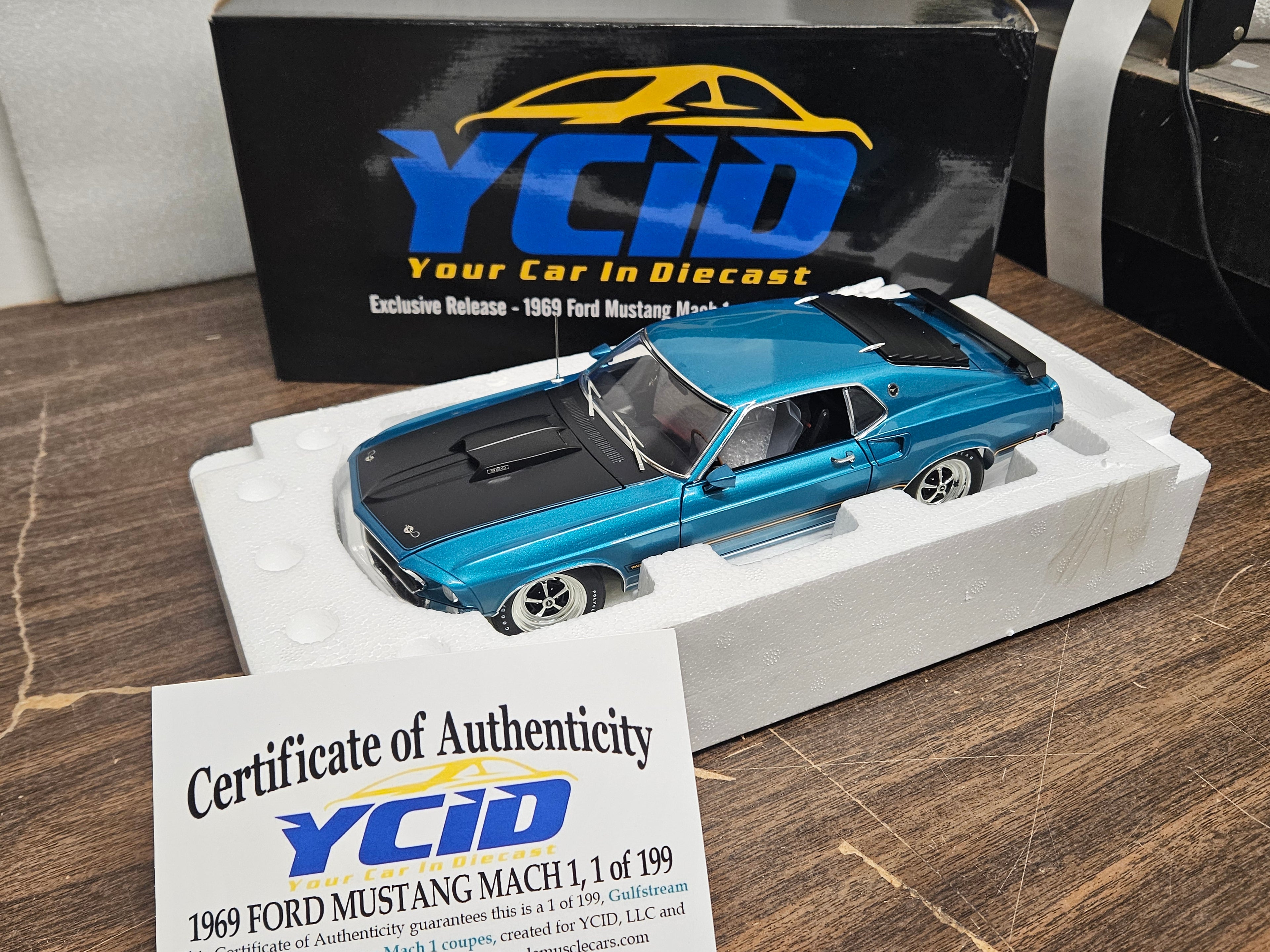 1969 Ford Mustang Mach 1 - "Gulfstream Aqua" - A1801866Y