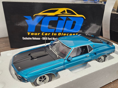 1969 Ford Mustang Mach 1 - "Gulfstream Aqua" - A1801866Y