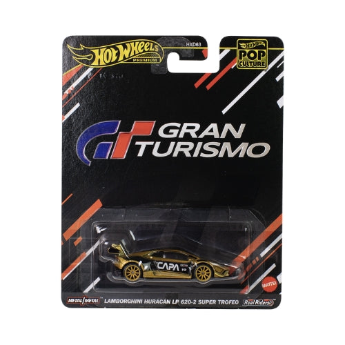 Hot Wheels Premium, Pop Culture 2025, GRAN TURISMO LAMBORGHINI HURACÁN LP 620-2 SUPER TROFEO 2 (JBL75)