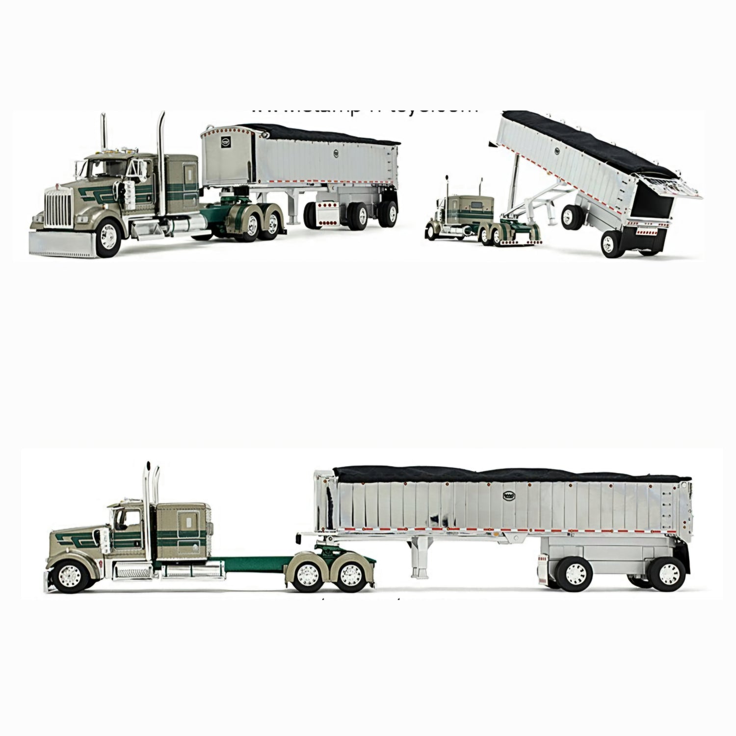 Kenworth W900L w/ MAC Dump Trailer D&amp;D Hauling &amp; Excavating