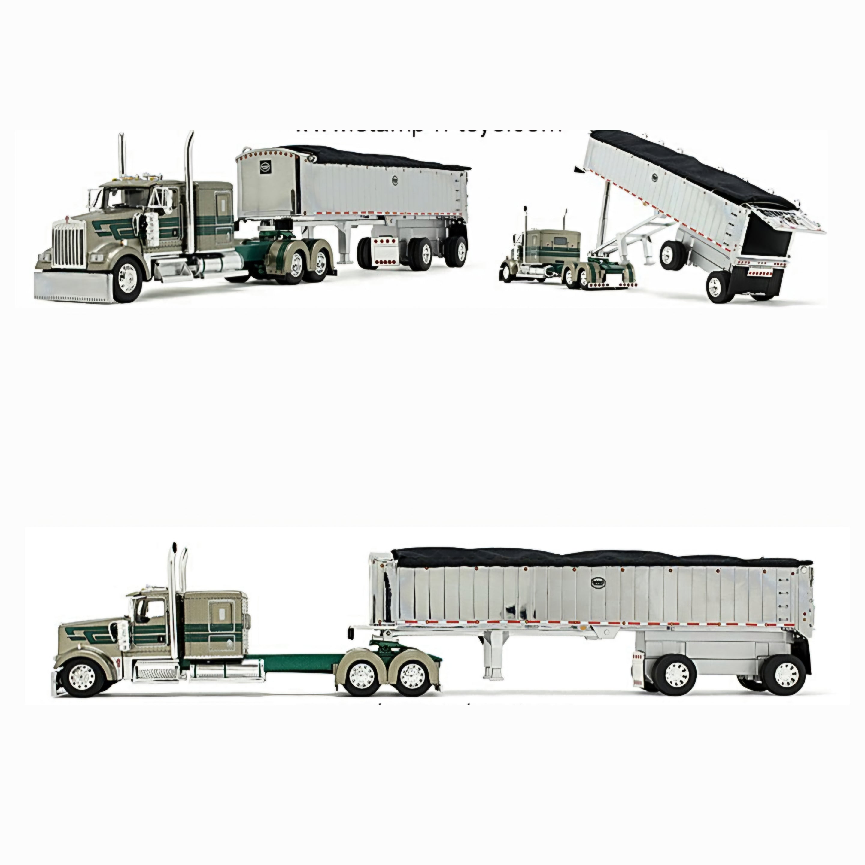 Kenworth W900L w/ MAC Dump Trailer D&amp;D Hauling &amp; Excavating