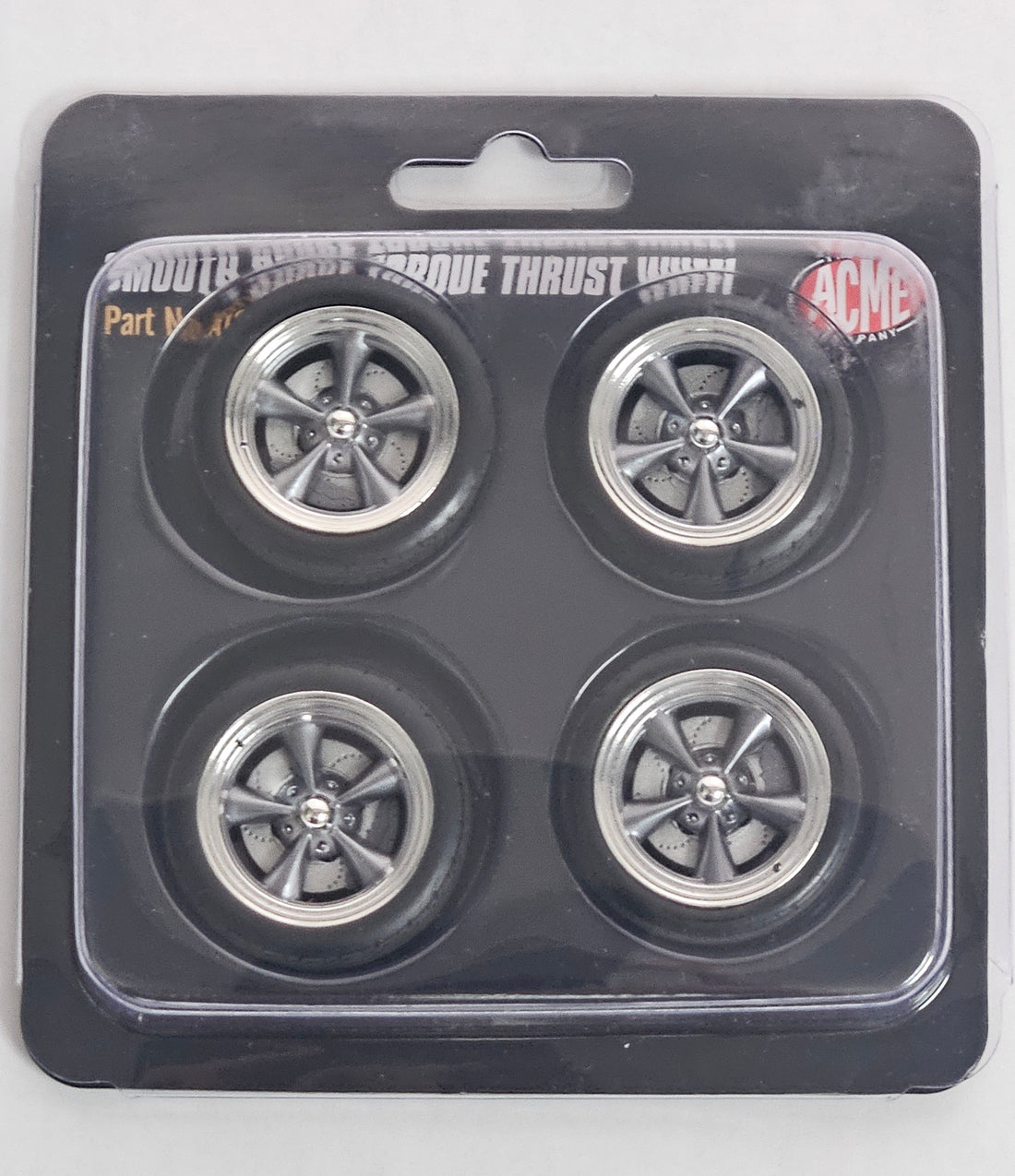 1:18 Set de Roues- Smooth Spoke Torque Thrust Wheel &amp; Tire Set