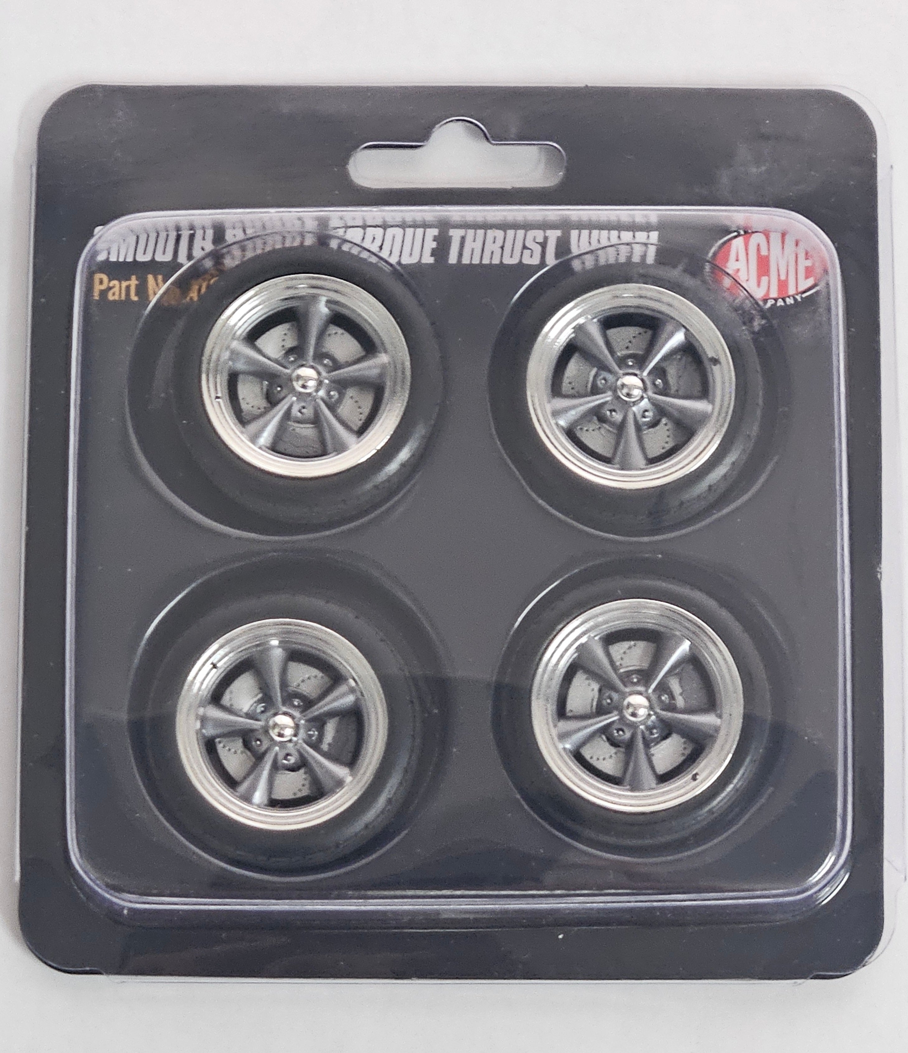 1:18 Set de Roues- Smooth Spoke Torque Thrust Wheel &amp; Tire Set