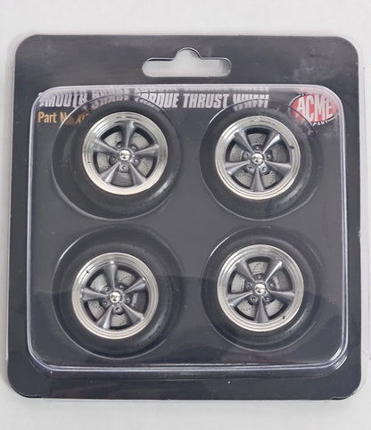1:18 Set de Roues- Smooth Spoke Torque Thrust Wheel &amp; Tire Set