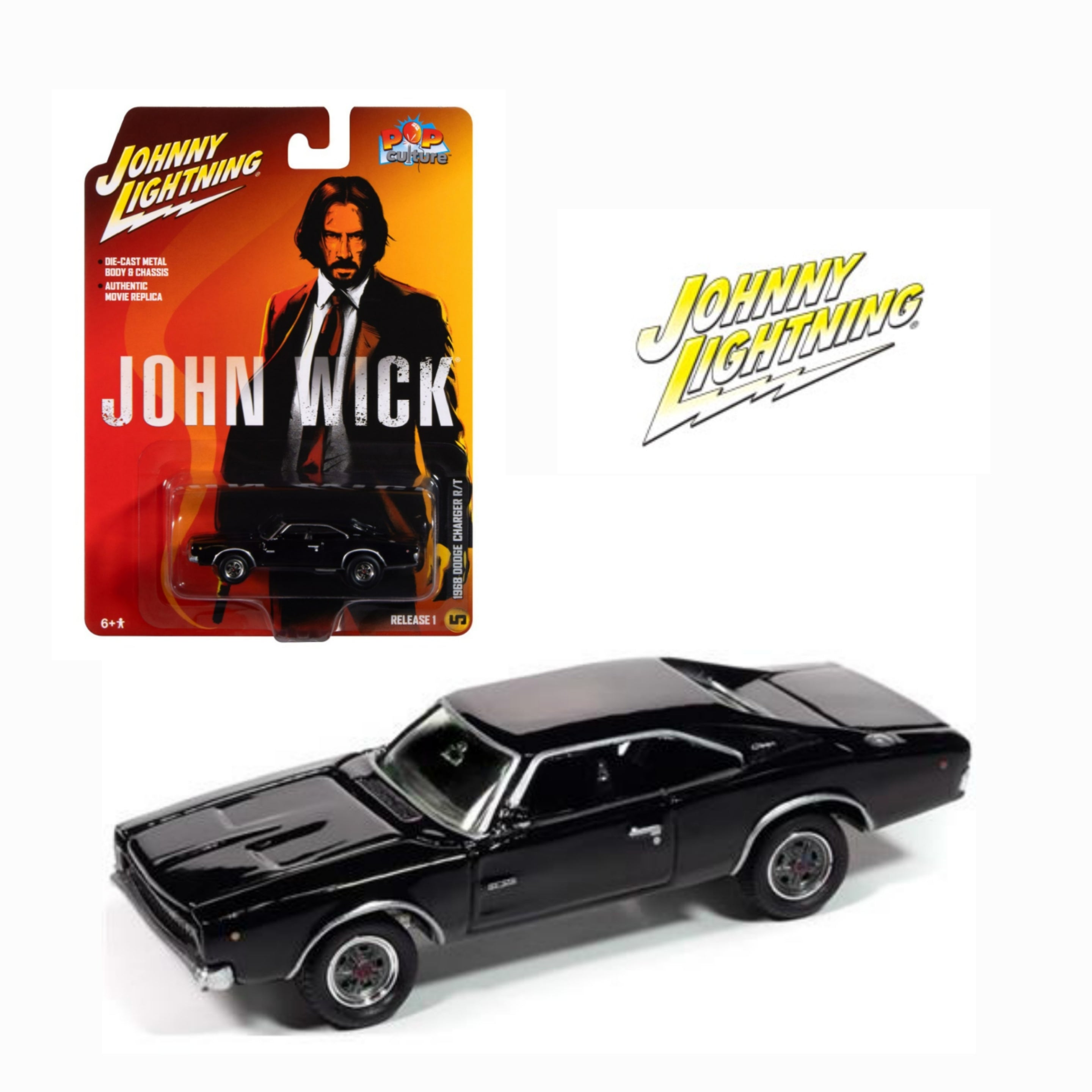 John Wick - 1968 Dodge Charger R/T-JLSP413 (1 par client- 1 per customer)