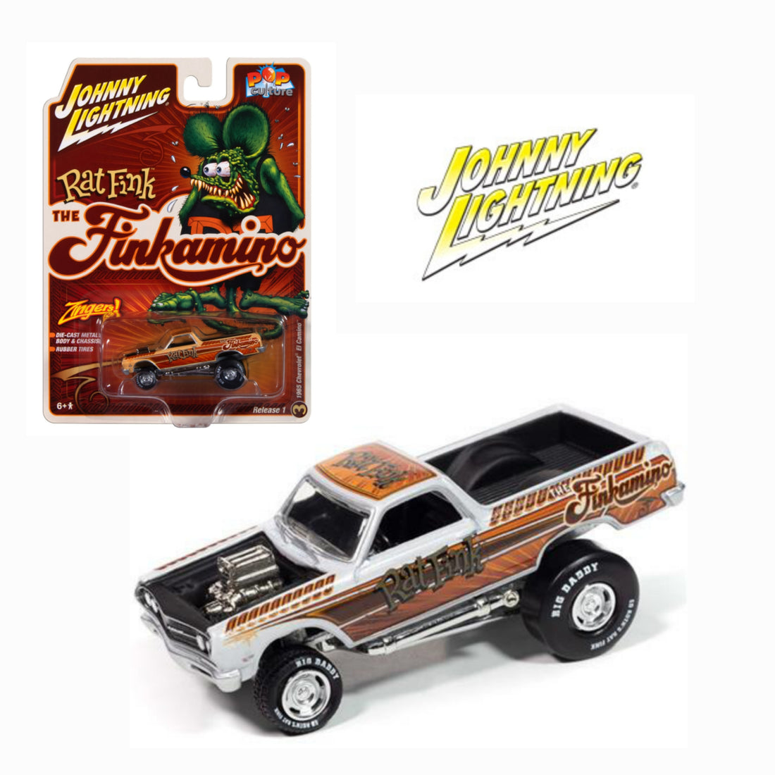 Rat Fink - 1965 Chevrolet El Camino Zinger, "The Funkamino" (JLSP411)