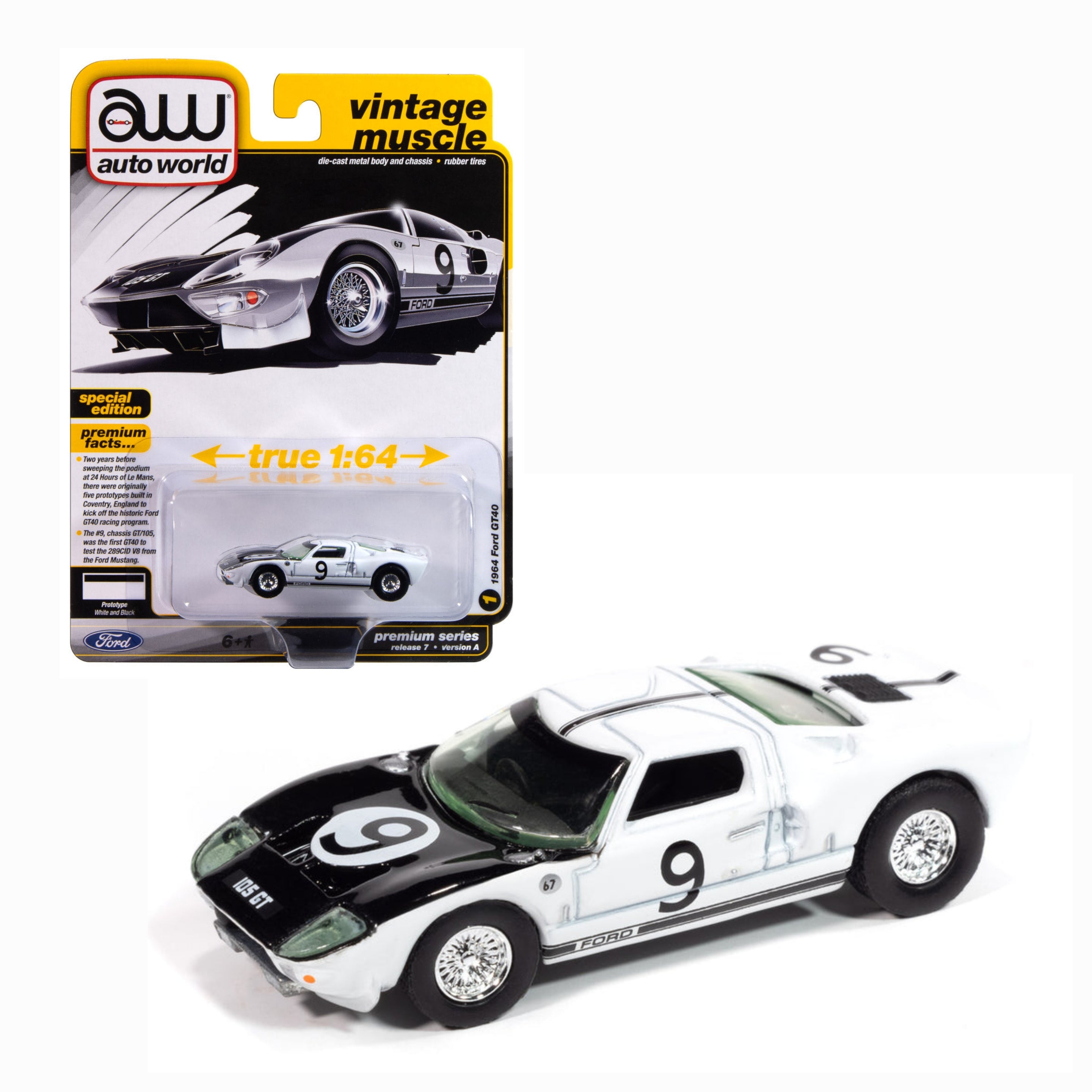 1964 Ford GT40 in Gloss White
