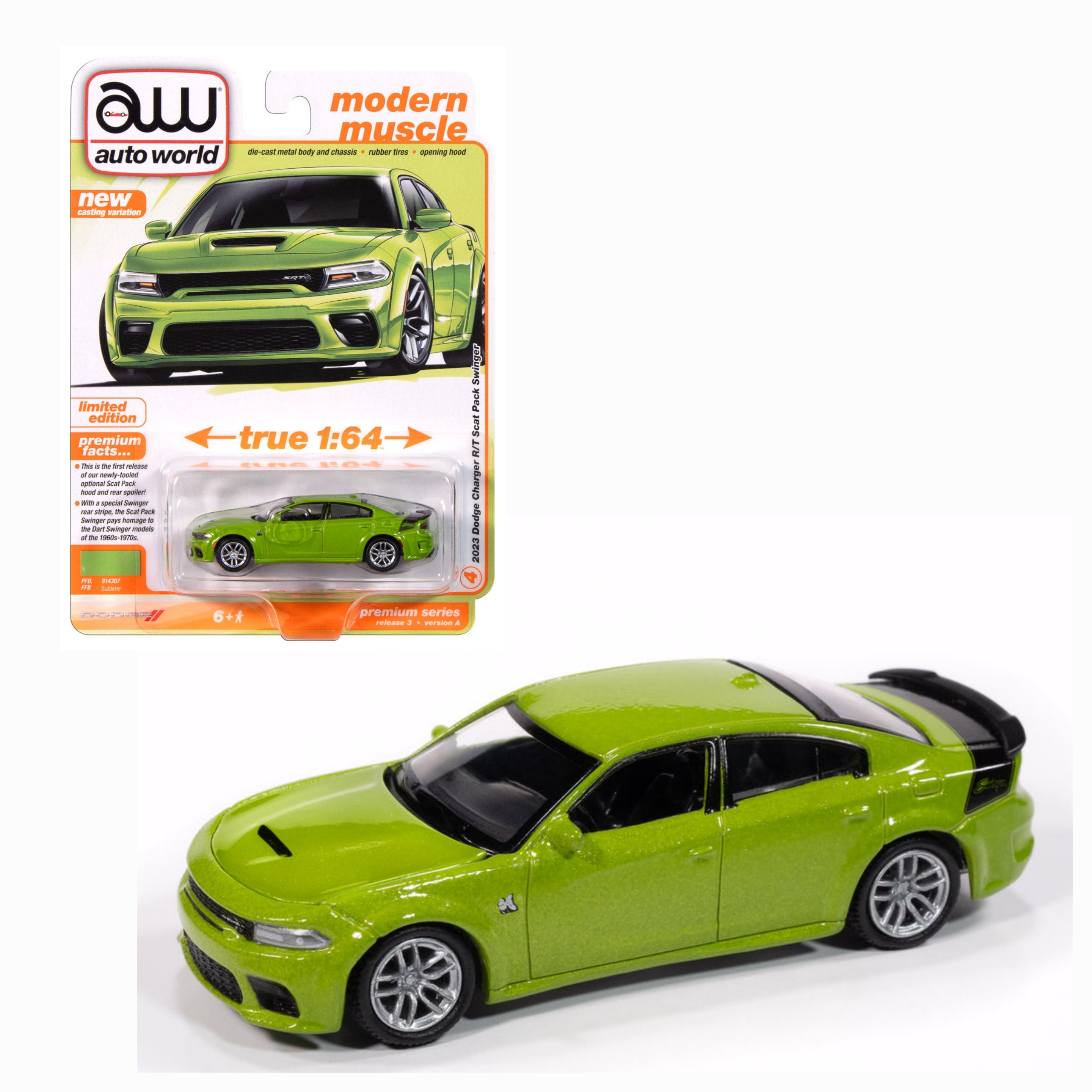 Ensemble-Set, Auto World 1:64 Premium 2024 Release 3 Version A Set (AW64452/24A)