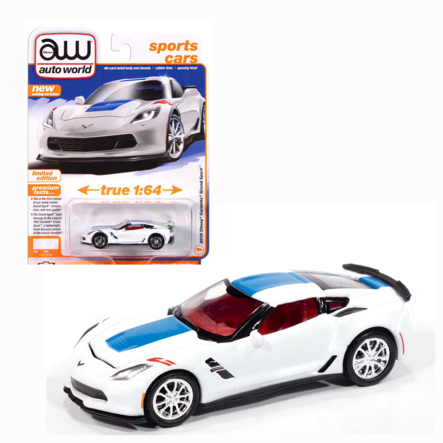 Ensemble-Set, Auto World 1:64 Premium 2024 Release 3 Version A Set (AW64452/24A)