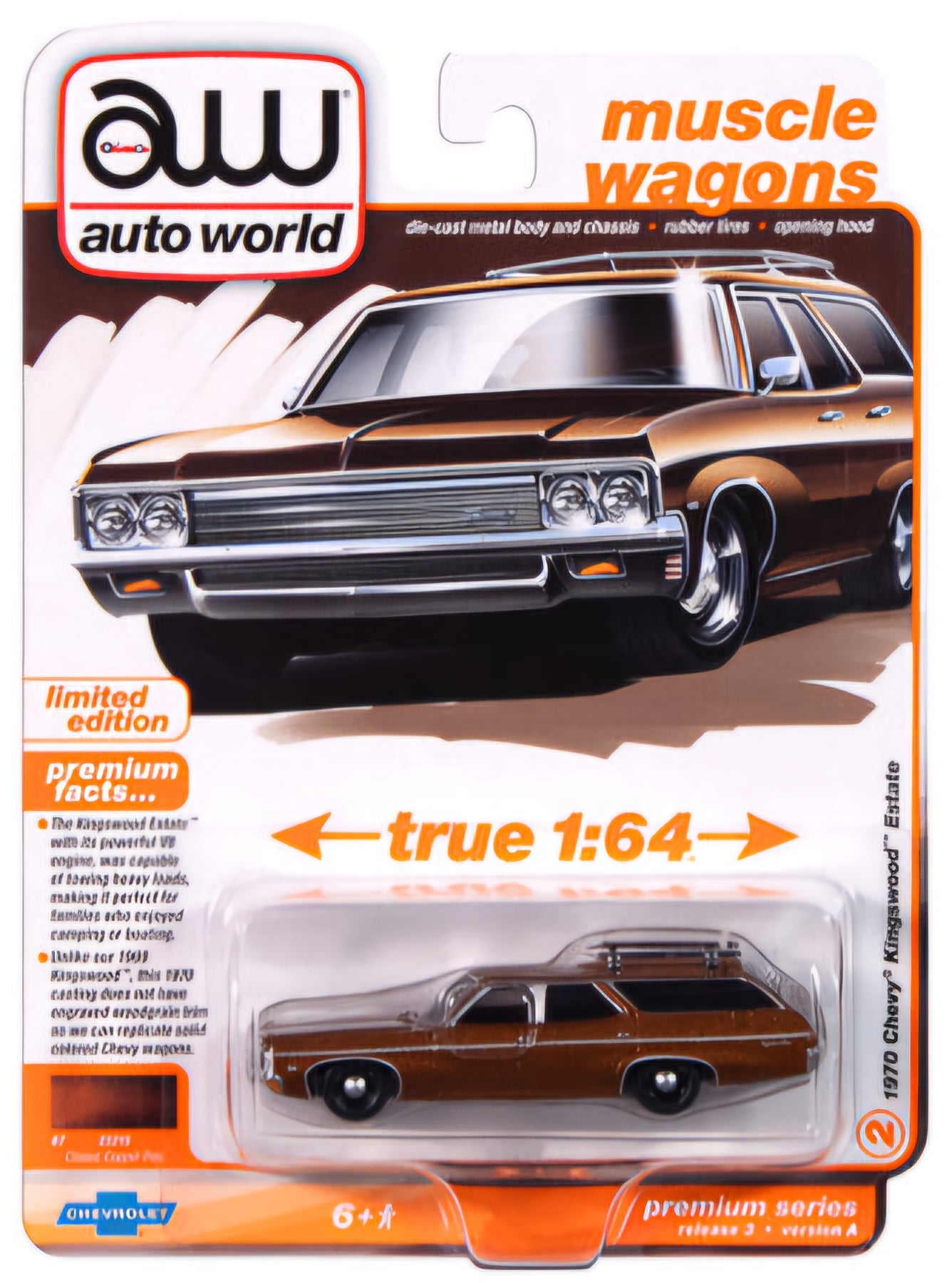 Ensemble-Set, Auto World 1:64 Premium 2024 Release 3 Version A Set (AW64452/24A)
