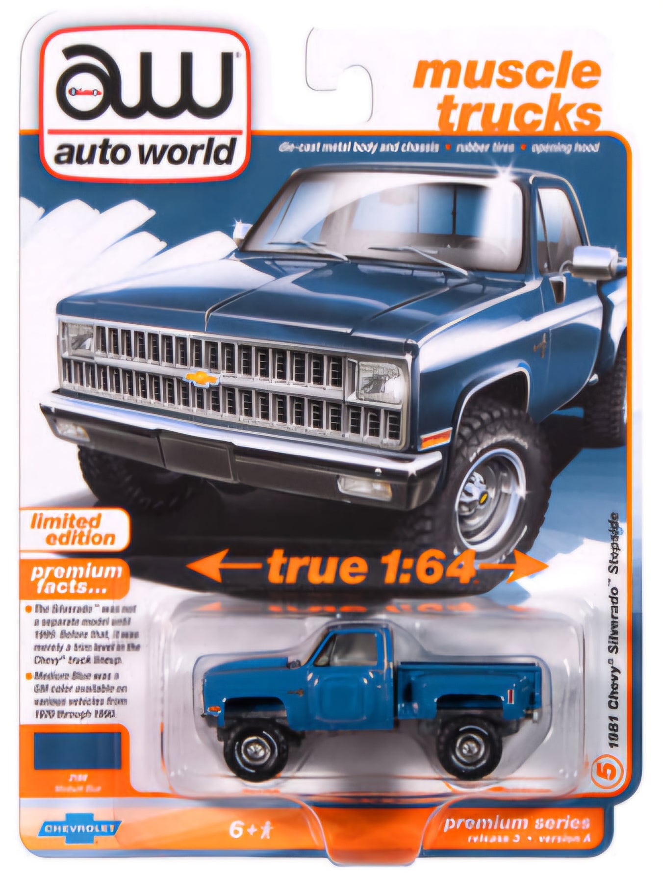 Ensemble-Set, Auto World 1:64 Premium 2024 Release 3 Version A Set (AW64452/24A)