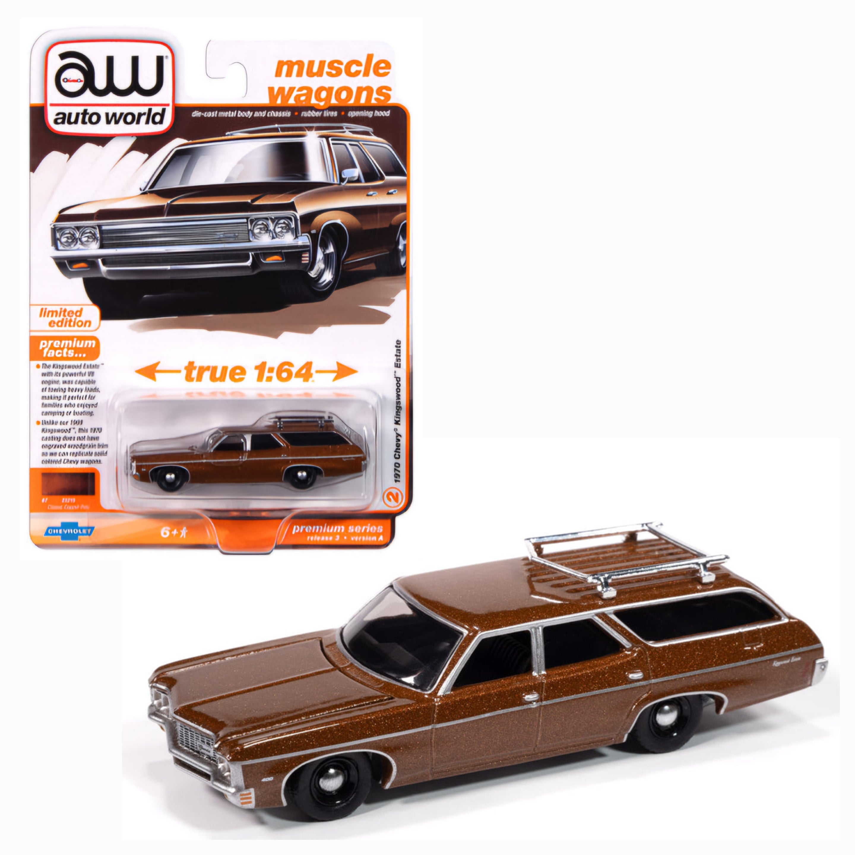 Ensemble-Set, Auto World 1:64 Premium 2024 Release 3 Version A Set (AW64452/24A)