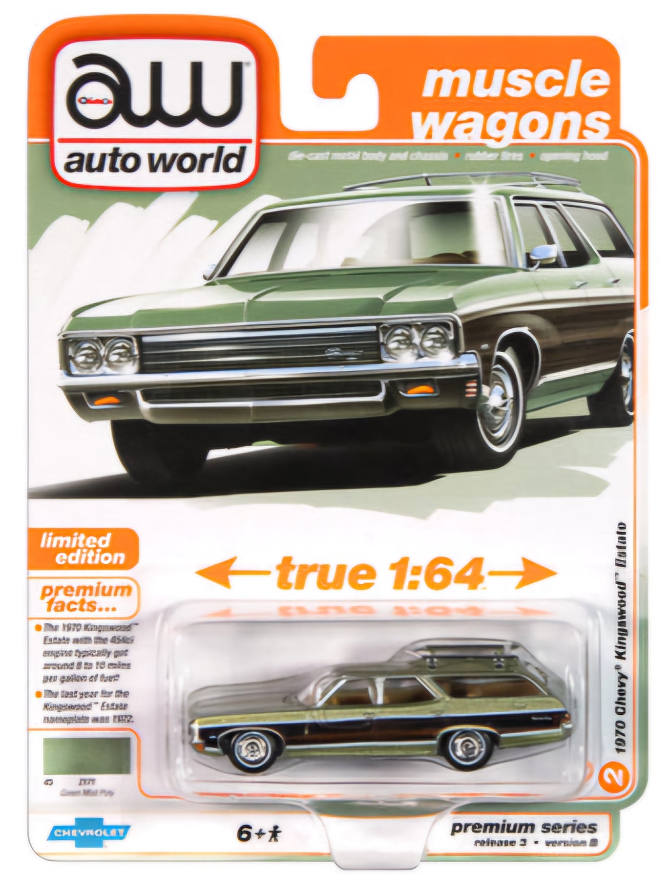 1970 Chevrolet Kingswood Estate in Green Mist  AWSP177/24B