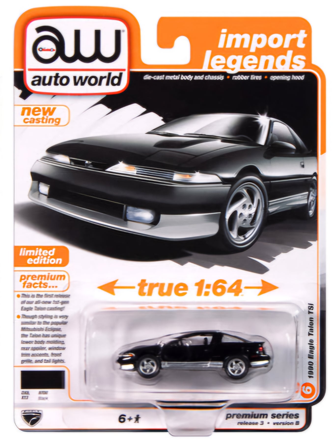 1990 Eagle Talon TSi in Gloss Black-AWSP180/24B