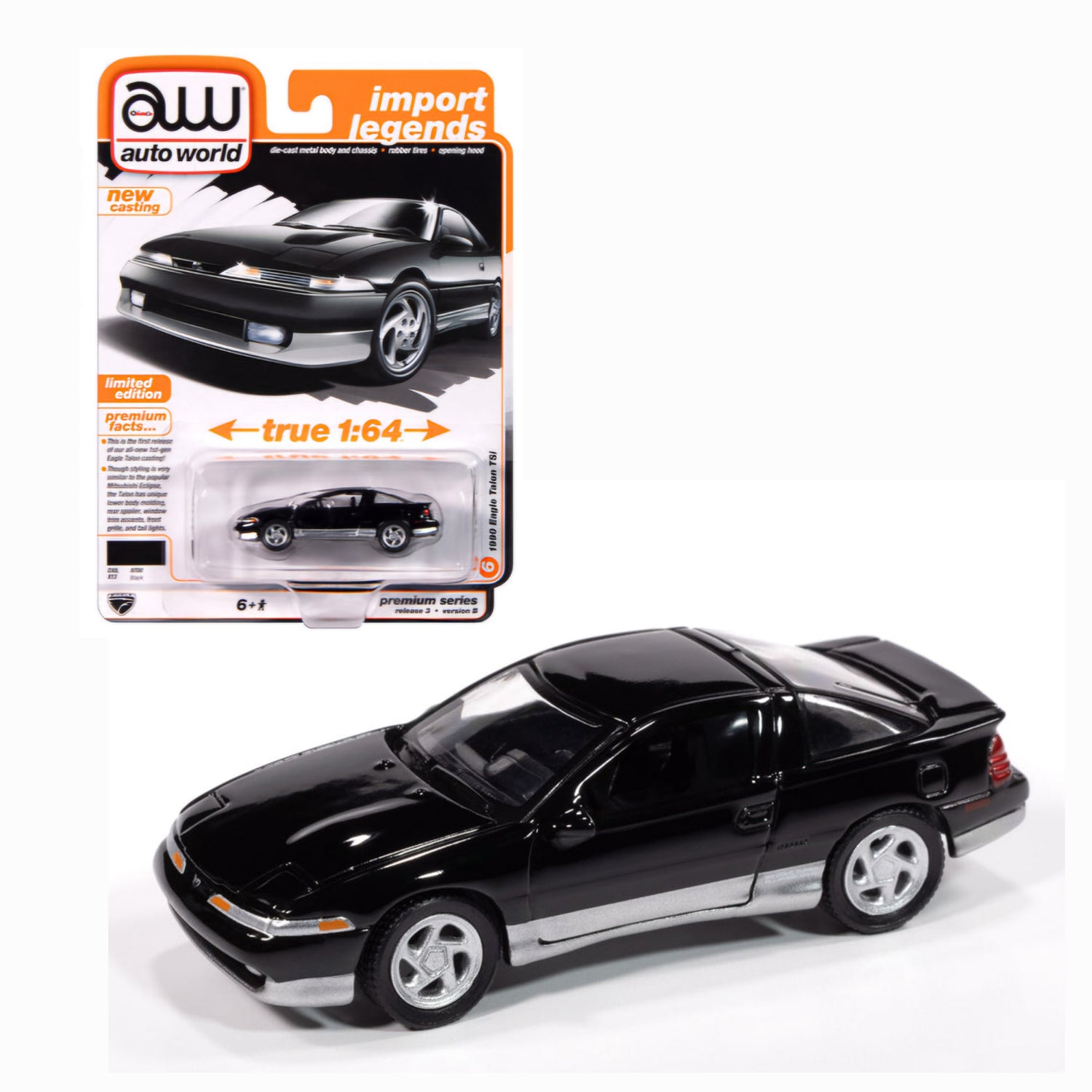 1990 Eagle Talon TSi in Gloss Black-AWSP180/24B