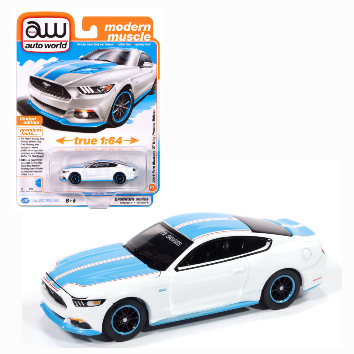 Ensemble-Set, Auto World 1:64 Premium 2024 Release 3 Version B Set (AW64452/24B)