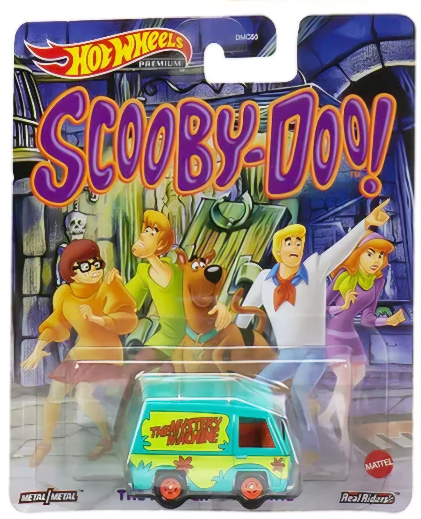 Hot Wheels Premium, 2022 Retro Entertainment G, The Mystery Machine van "Scooby-Doo, Where Are You!" TV Series (1969), (HCP18)