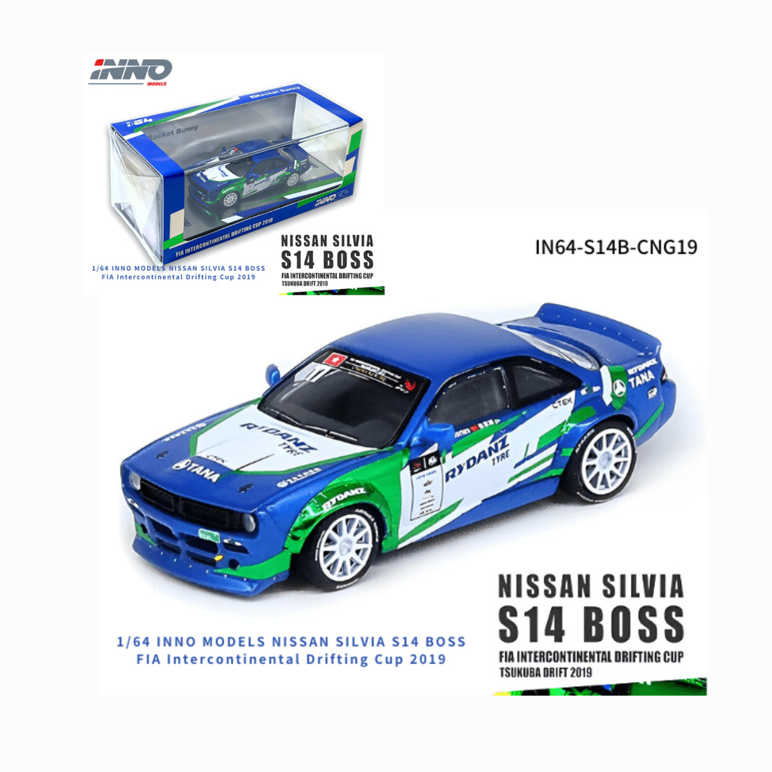 Nissan Silvia S14 Rocket Bunny FIA Intercontinental Drifting Cup 2019