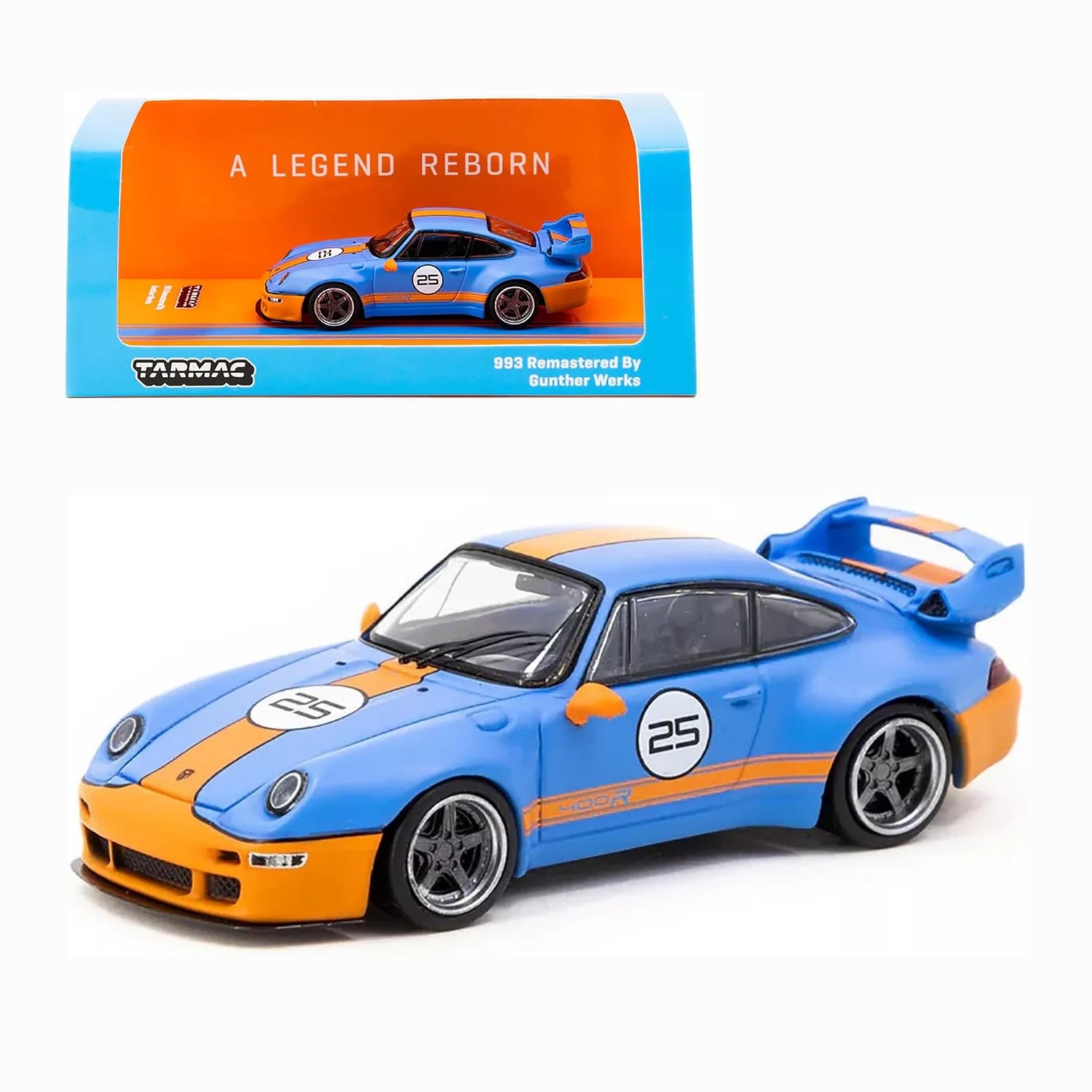 Porsche 993 Remastered By Gunther Werks (Blue &amp; Orange)