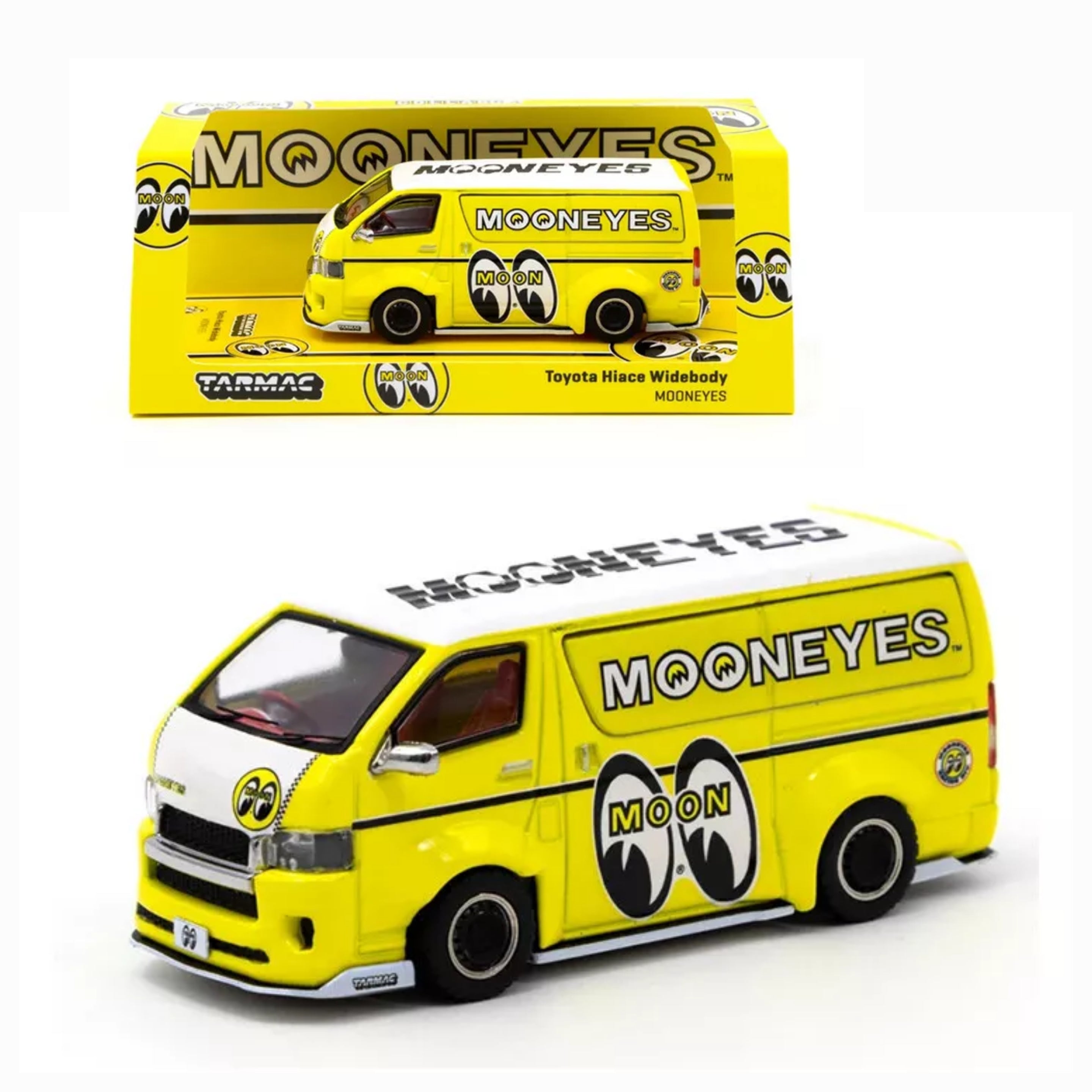 ミニカー TARMAC Toyota Hiace Widebody Mooneyes Tarmac Works 1:64 Toyota Hiace Widebody Mooneyes | Horizon
