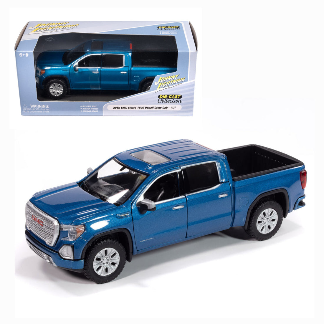 2019 GMC 1500 Sierra Denali Crew Cab-(Blue)