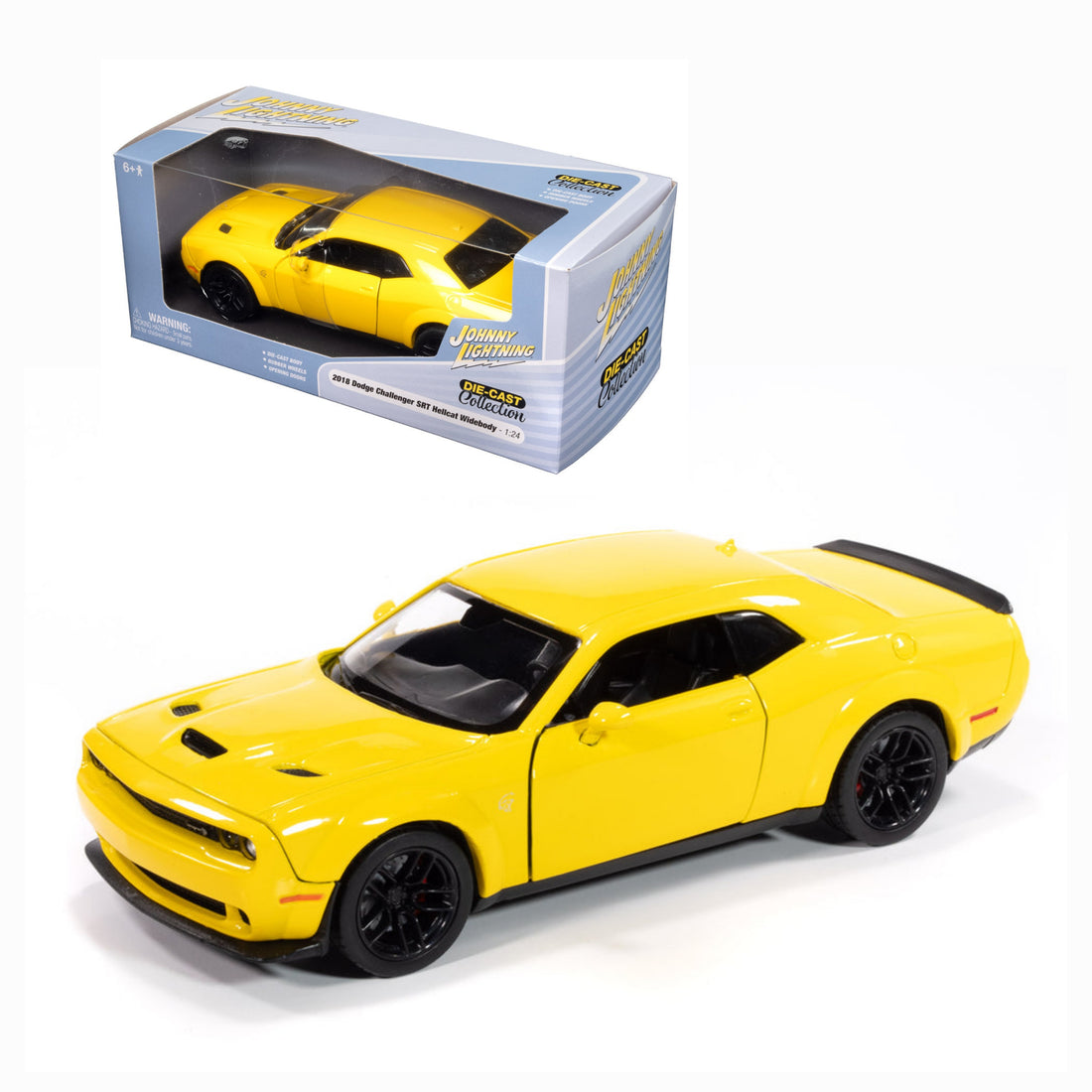 2018 Dodge Challenger SRT Hellcat Widebody-(Yellow)