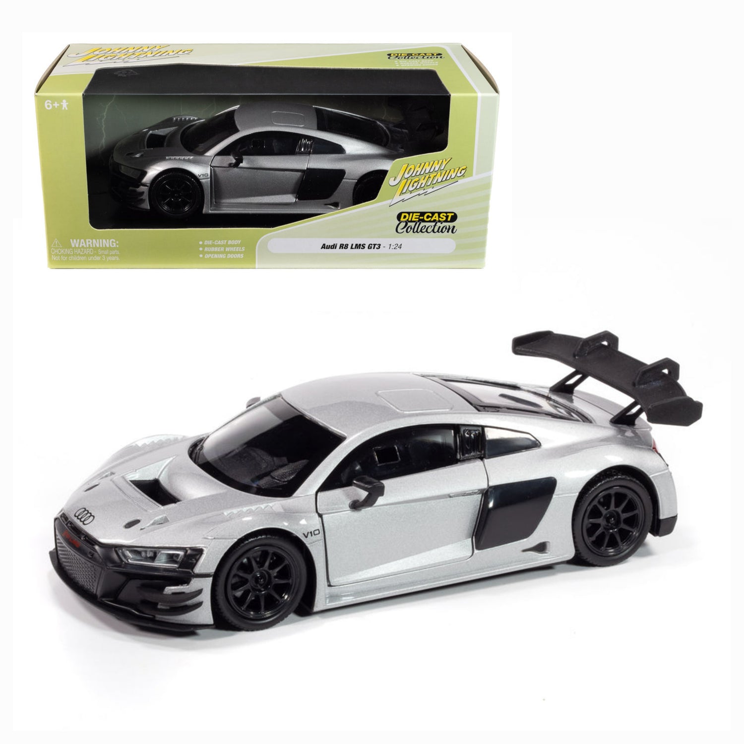 Audi R8 LMS GT3-(Silver)