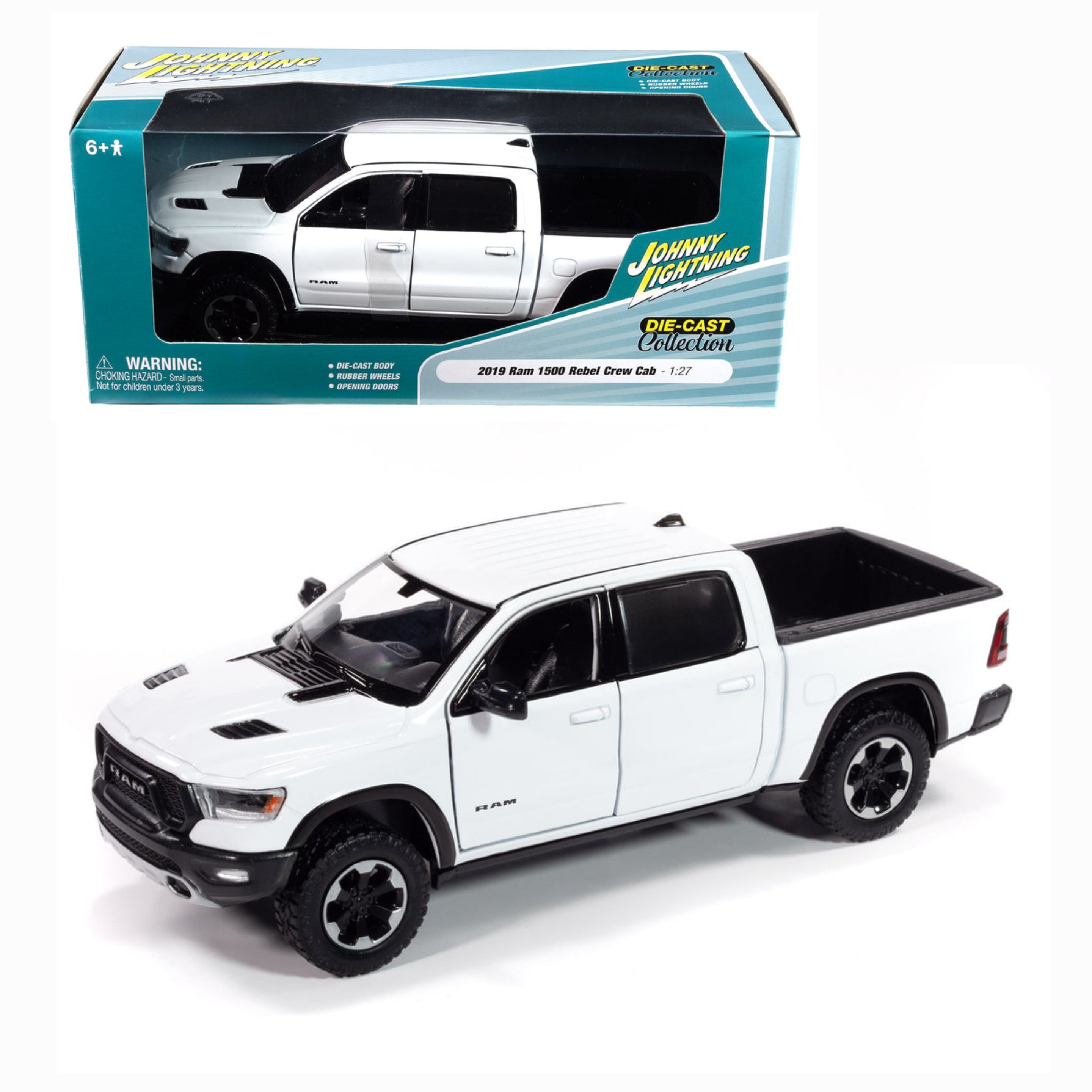 2019 Ram 1500 Rebel Crew Cab-(White)
