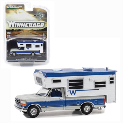 1992 Ford F-250 Long Bed Pickup with Winnebago Slide-In Camper