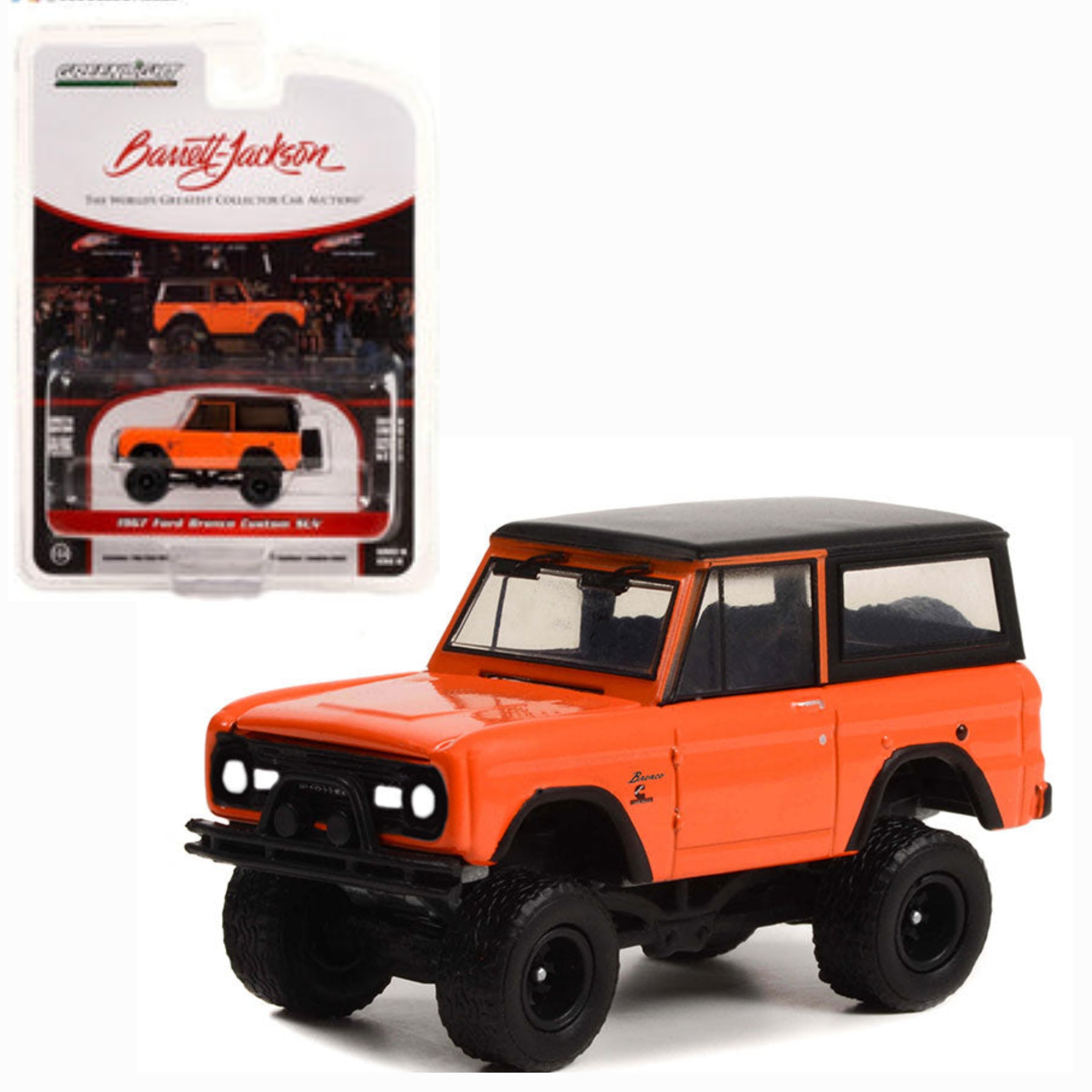 1967 Ford Bronco Custom in Custom Orange with Black Top