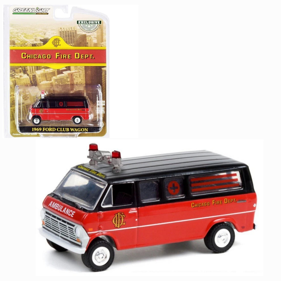 1969 Ford Club Wagon Ambulance "Chicago Fire Department"