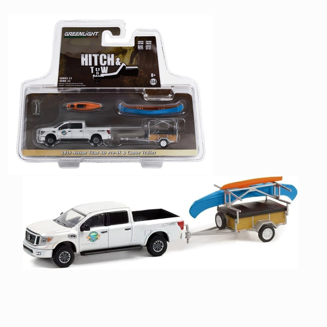 2019 Nissan Titan XD Pro-4X “Whitewater Canoe Rental” with Canoe Trailer - Hitch &amp; Tow Series 23
