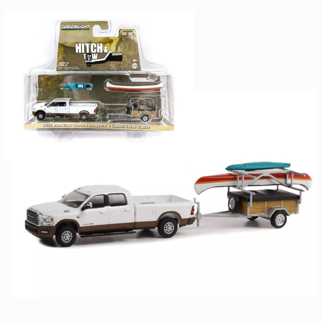 2022 Ram 2500 Laramie with Canoe Trailer "Hitch &amp; Tow Series 26"